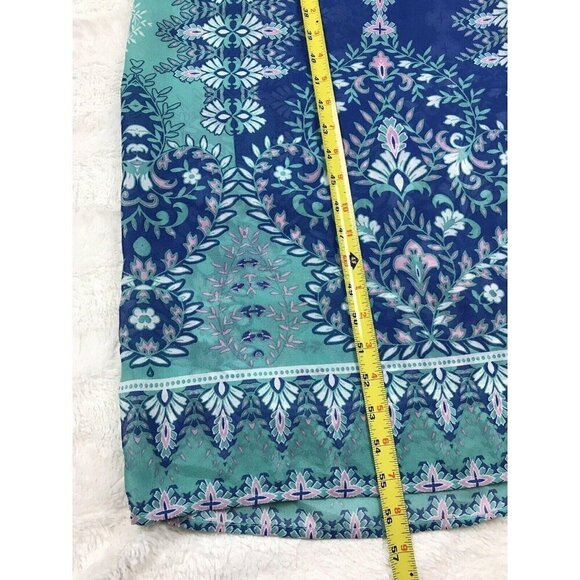 City Triangles Womens Maxi Dress Size Small Sleeveless Halter Blouson - Picture 6 of 6